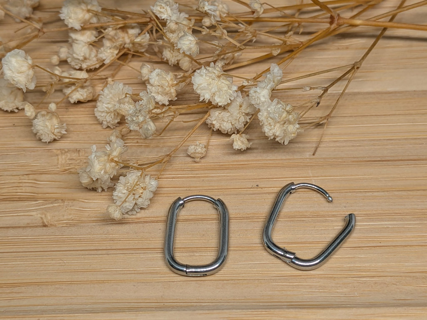 Rectangle Argent | 10 mm