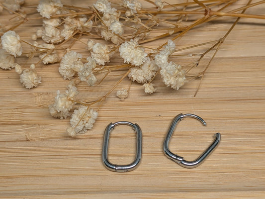 Rectangle Argent | 10 mm