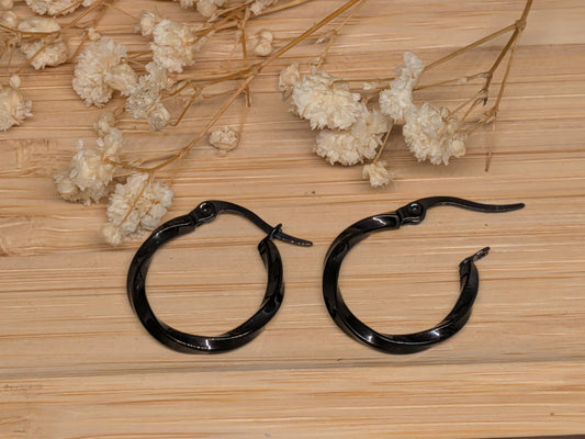 Ronde Torsade Noir | 14 mm